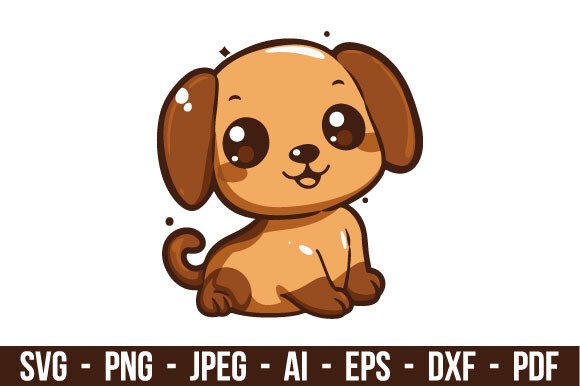 Adorable Wiener Dog SVG