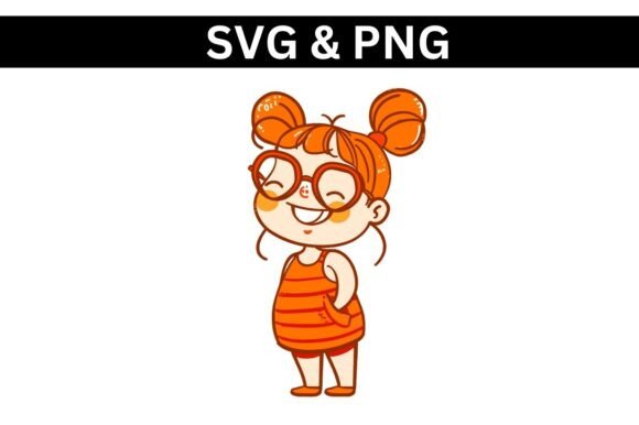 Cute Girl Clipart