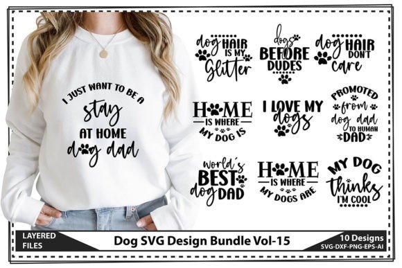 Dog SVG Design Bundle Vol-15