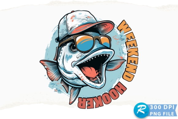 Weekend Hooker PNG Design