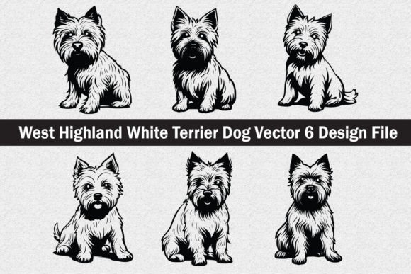 West Highland WhiteTerrier Dog SVG